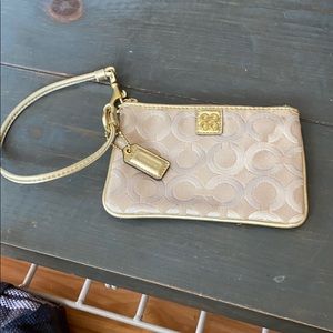 Coach small wristlet